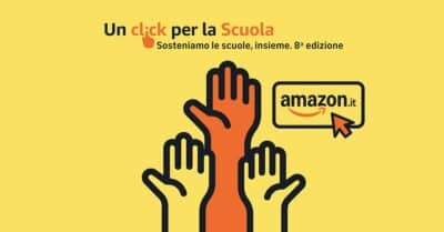 Un Click per la Scuola Amazon 2026 donazione acquisti scuole Save the Children