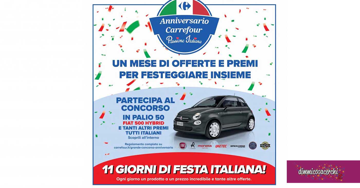 Concorso "Passione italiana" Carrefour