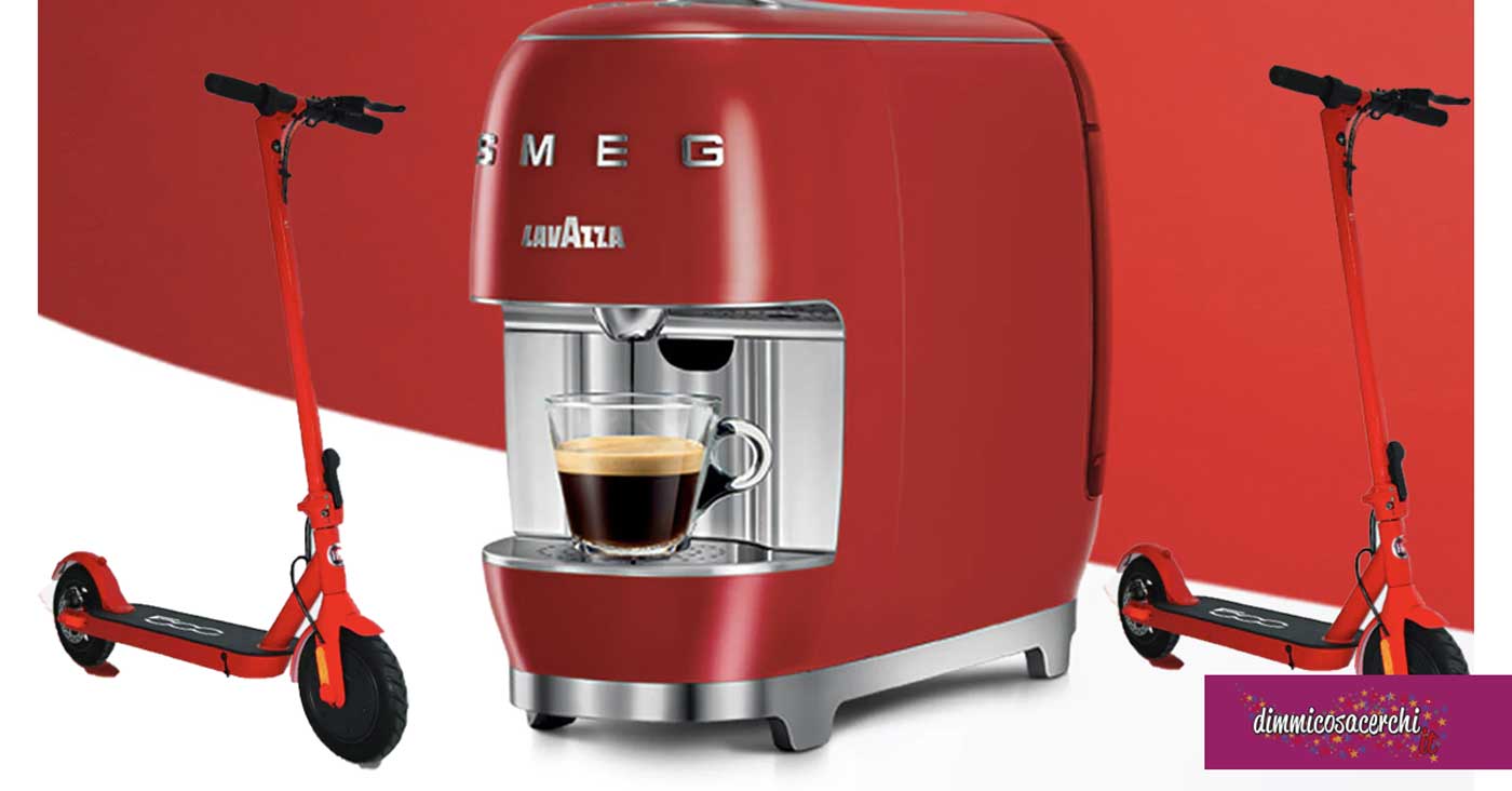 Lavazza: vinci A Modo Mio SMEG e monopattini FIAT 500