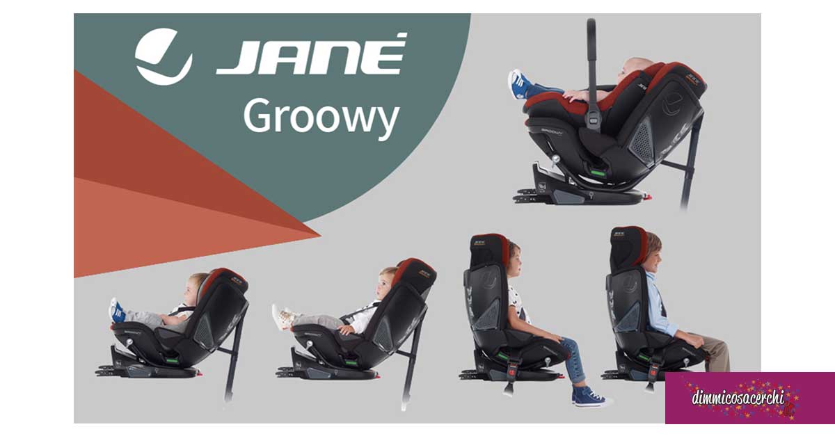 Seggiolino auto Groowy + ovetto Nest i-Size Jané: diventa tester