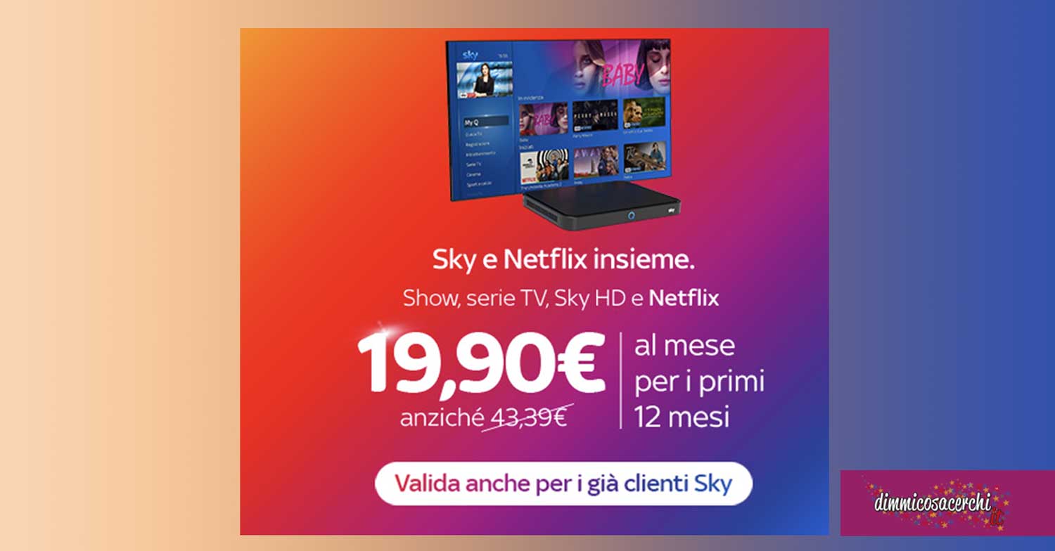 Sky e Netflix insieme