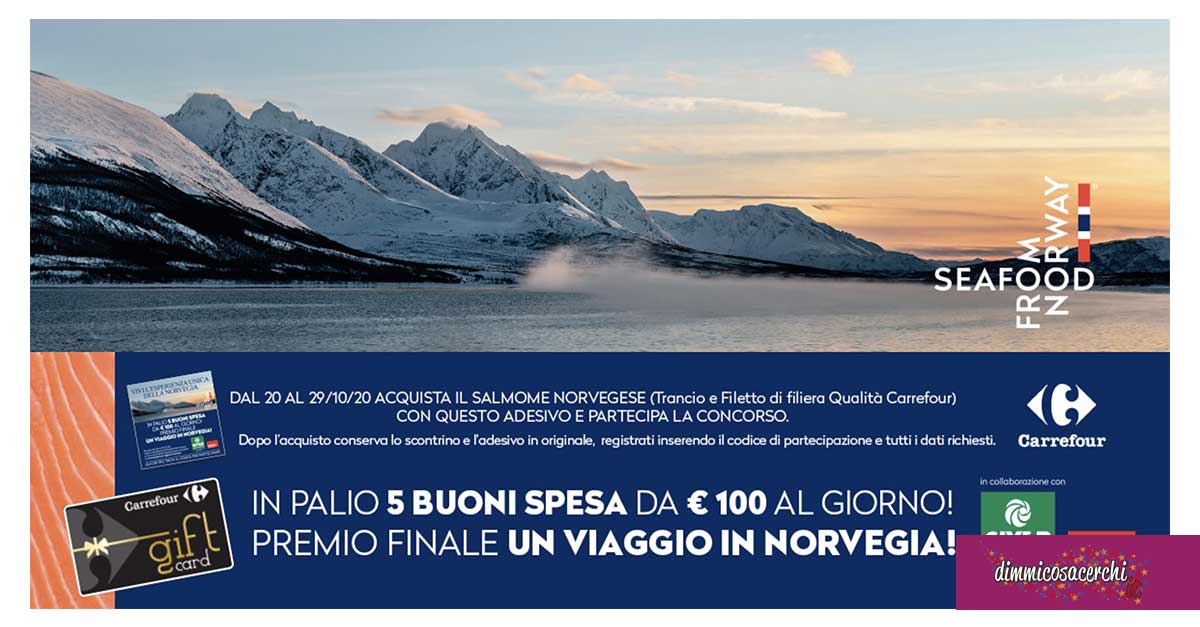 Vinci un viaggio in Norvegia