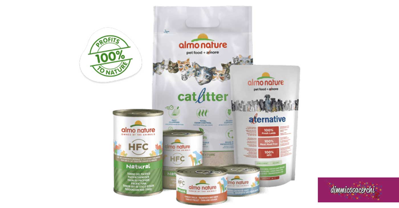 1 mese di alimenti Almo Nature GRATIS