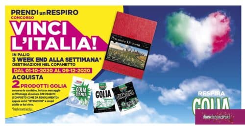 Concorso Golia "Vinci l'Italia"