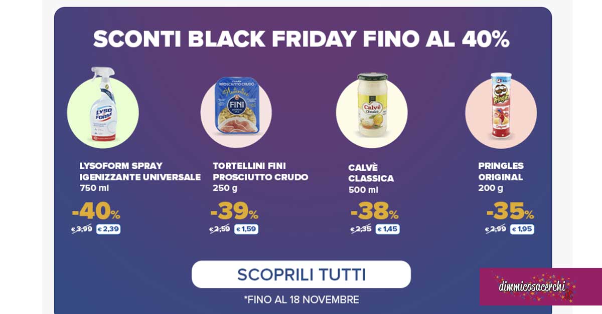 Carrefour: sconti Black Friday