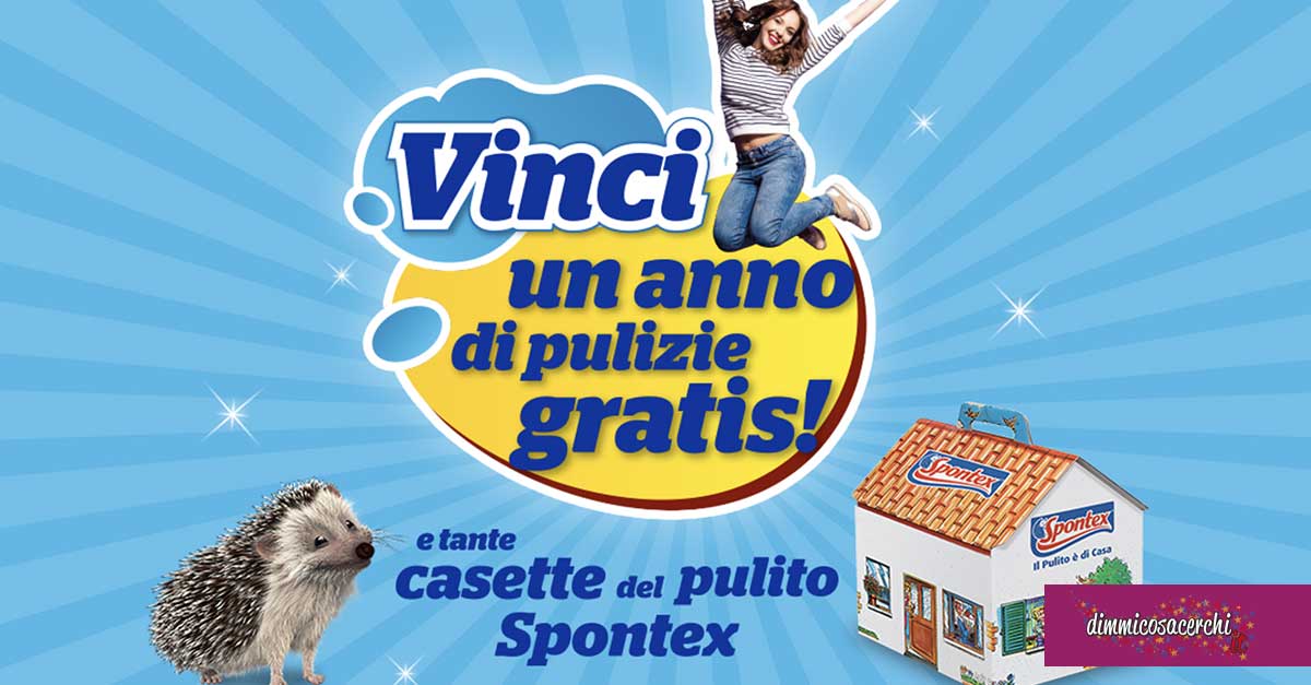 Spontex: vinci un anno di pulizie