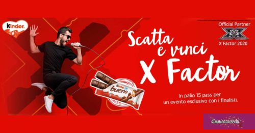 Vinci X FACTOR con Kinder Bueno