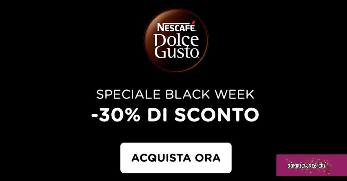 Codice sconto Nescafé Dolce Gusto