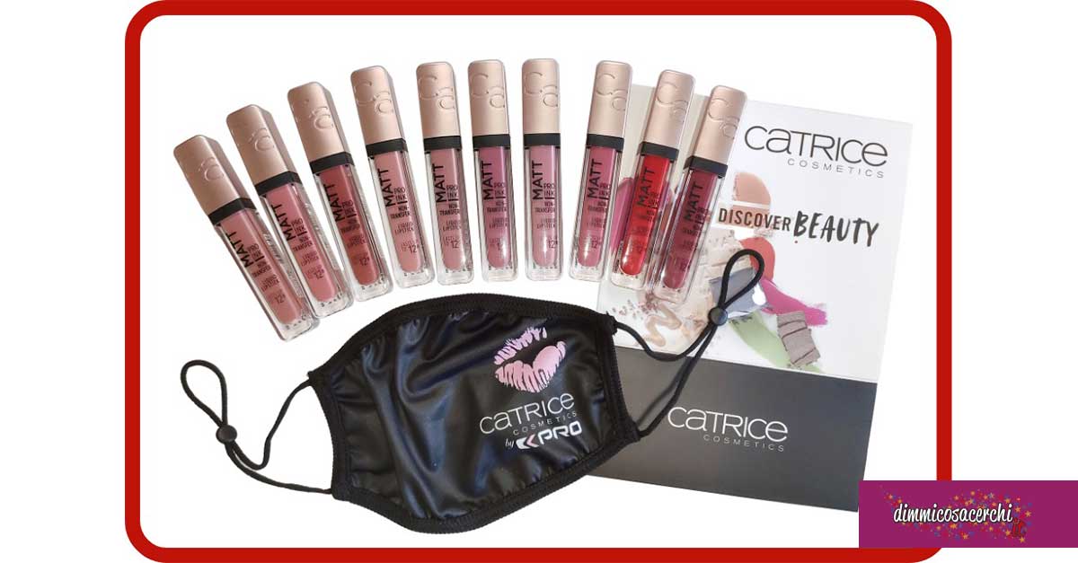 Catrice: vinci box con 10 rossetti e mascherina