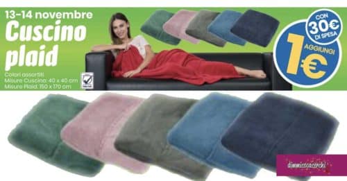 Cuscino Plaid Eurospin