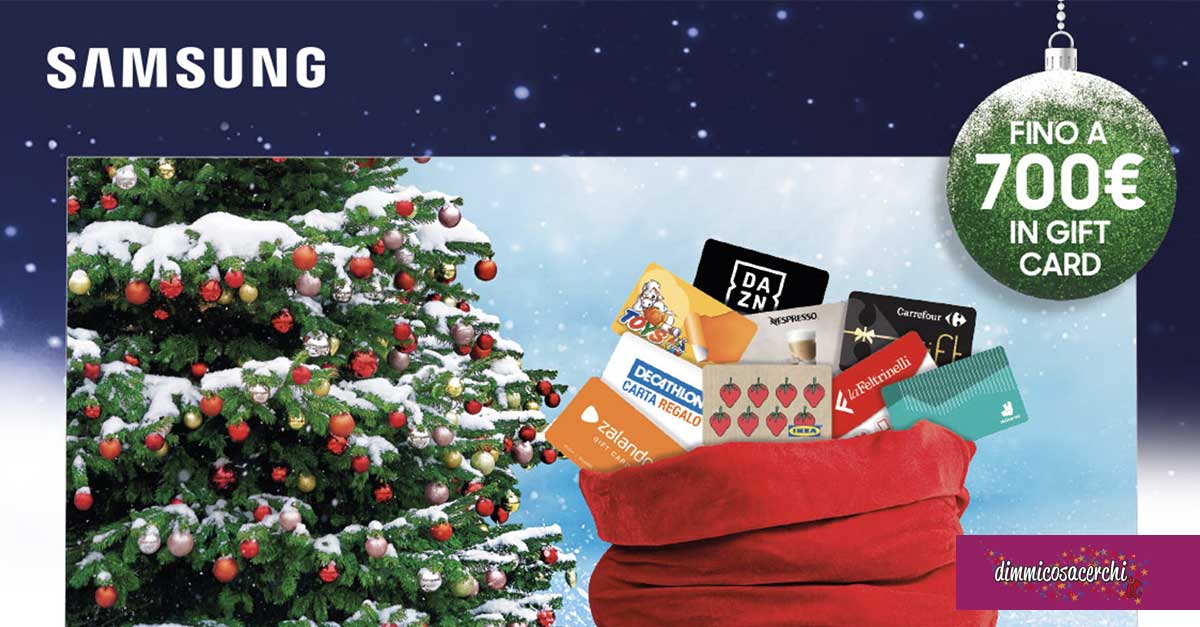 Mediaworld: fino a 700€ in gift card in regalo con Samsung