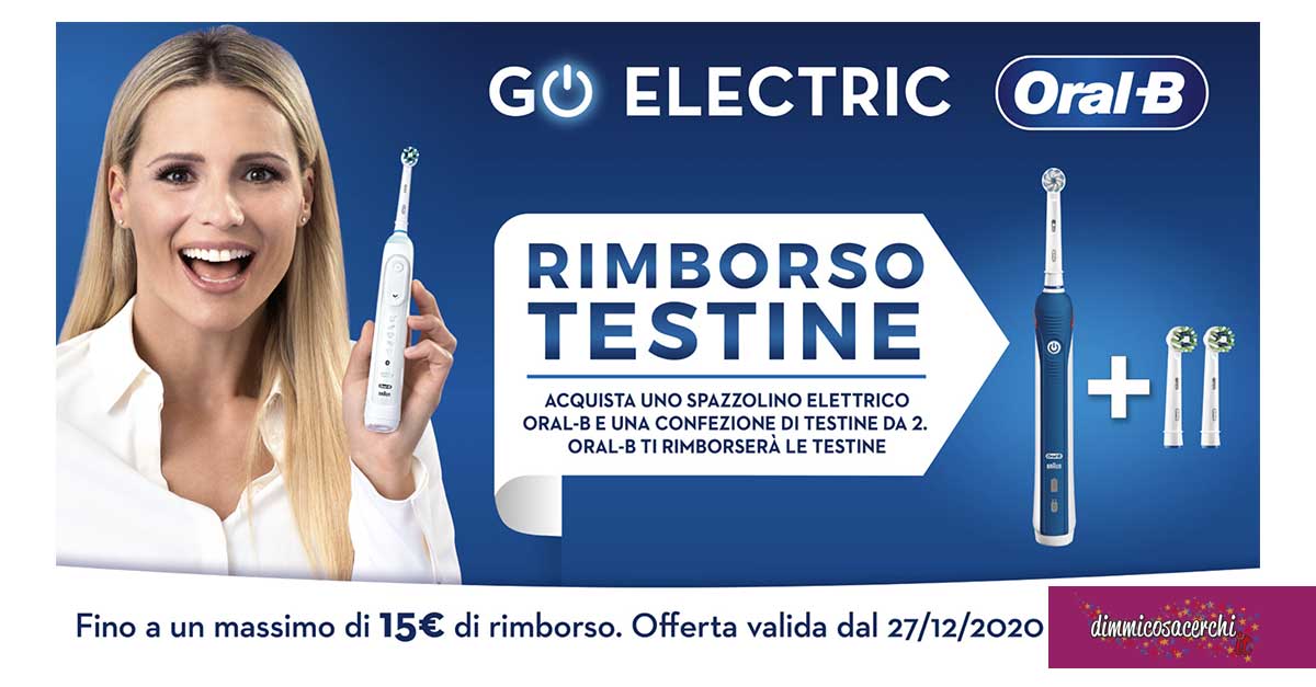 Oral-B rimborso testine