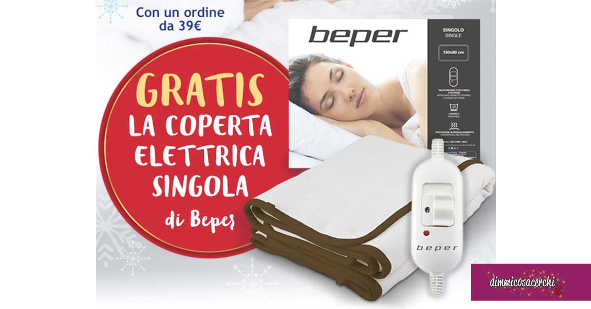 Termocoperta Beper in Omaggio con Casa Henkel