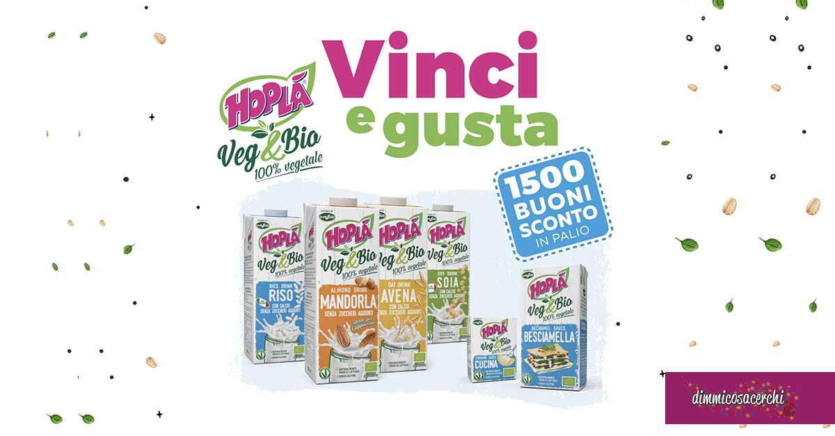 Vinci buoni sconto Hoplà Veg&bio