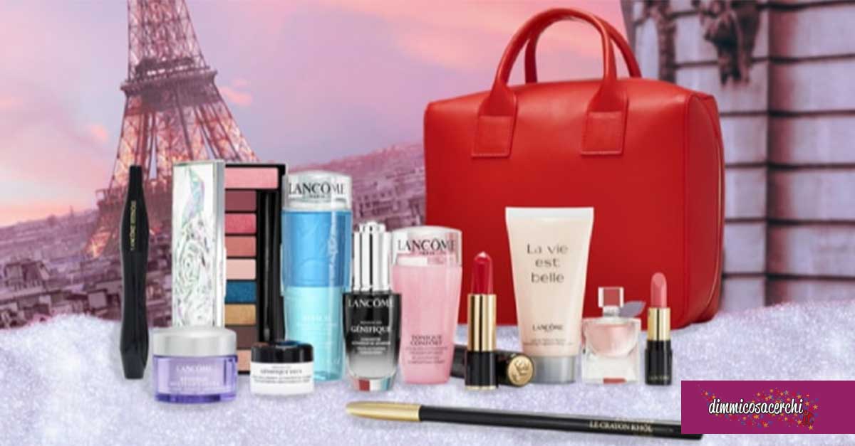 Vinci gratis la beauty box Lancome