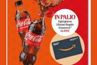 concorso Coca-Cola ODStore instant win buono regalo Amazon 100 euro 2026