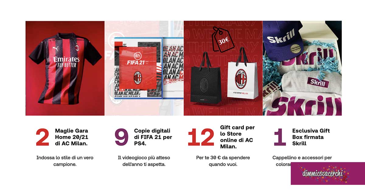 Concorso Skrill day AcMilan