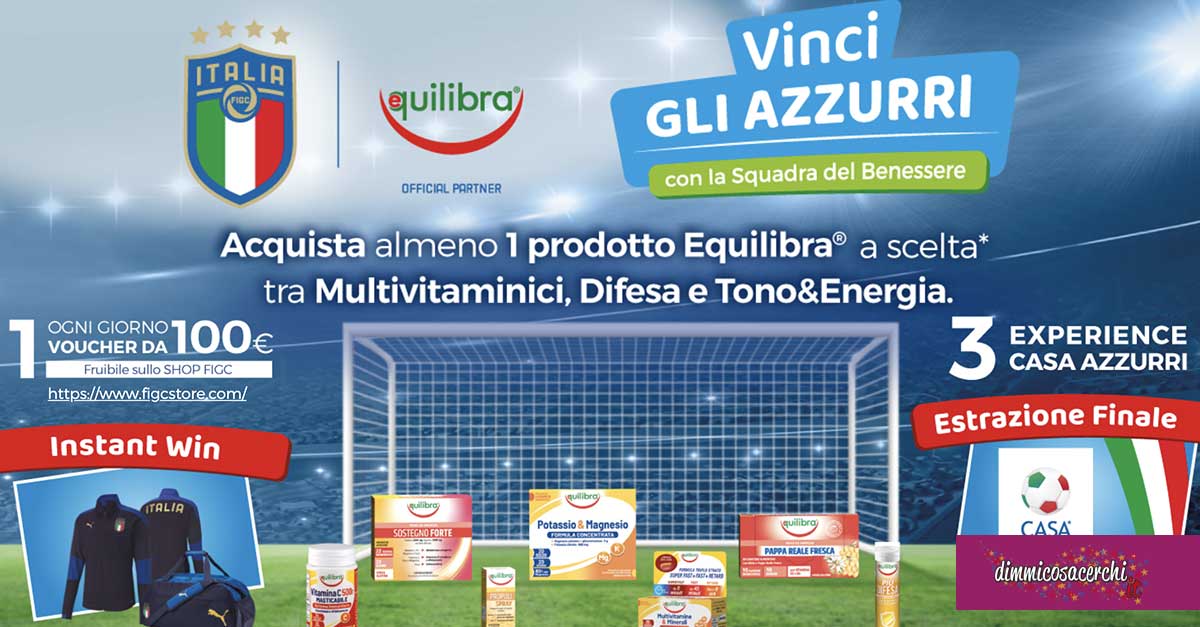 Equilibra "Vinci gli azzurri con la squadra del benessere"