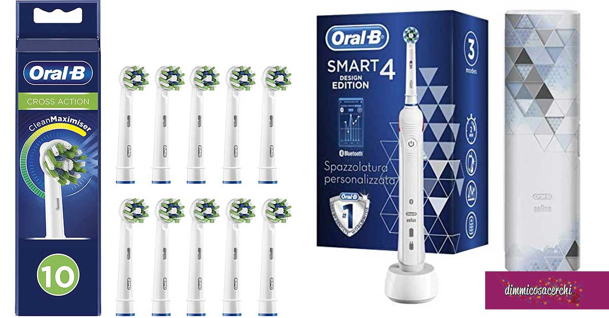 Spazzolini e le testine Oral-B scontati