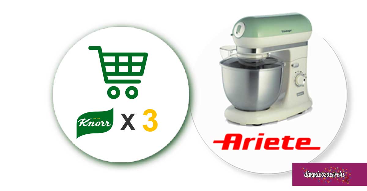 Buon cibo Knorr: vinci planetarie vintage Ariete