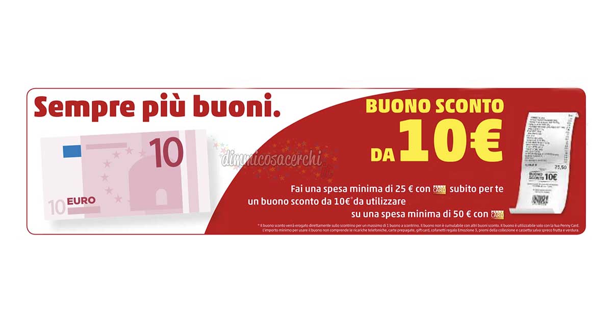 Tre buoni sconto per te!