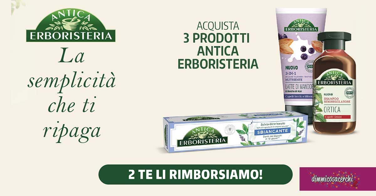 Cashback Antica Erboristeria