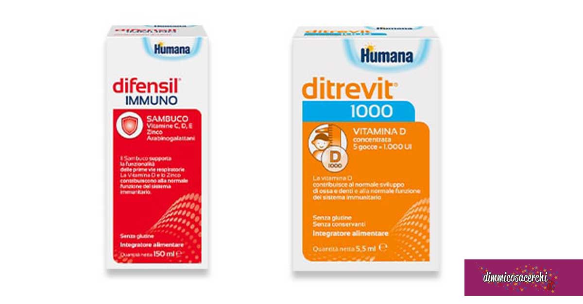 Ditrevit 1000 e Difensil Immuno Humana