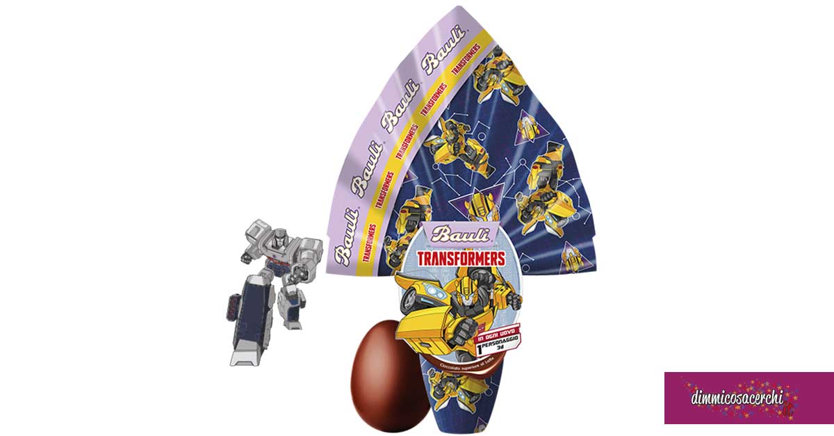 Uova di Pasqua Bauli Transformers concorso