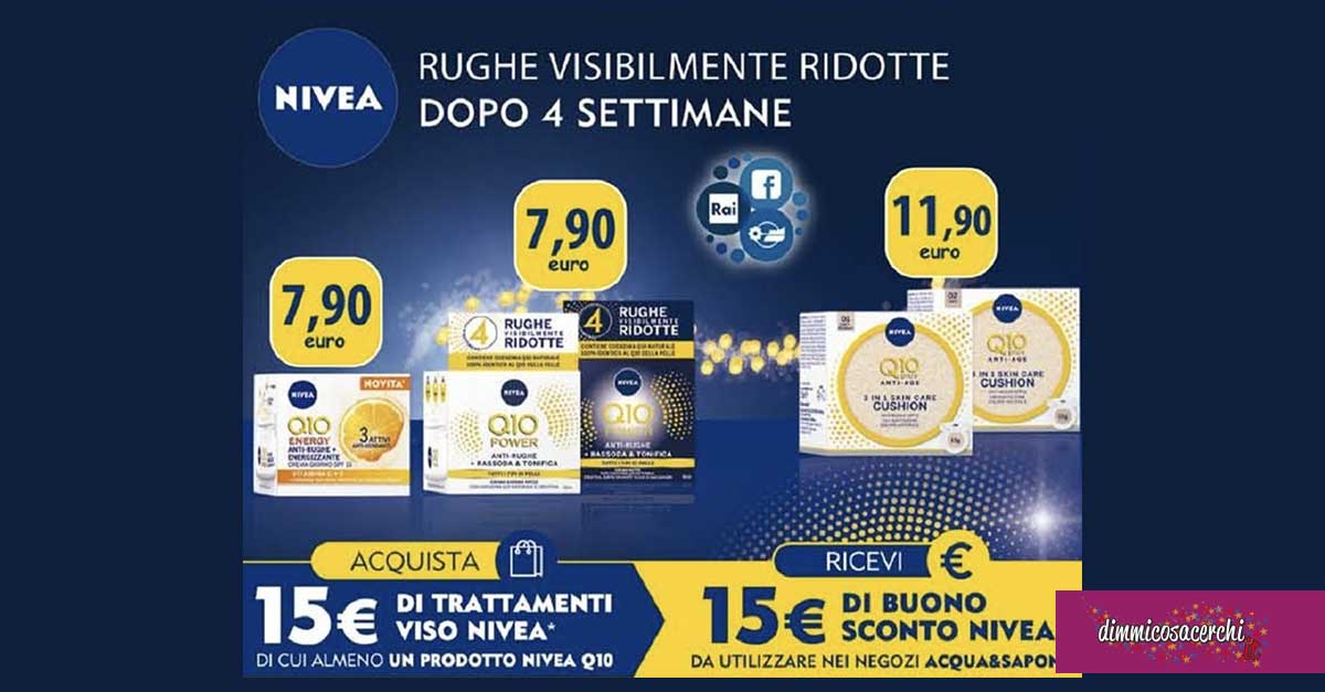 buoni sconto nivea