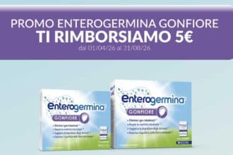 Enterogermina ti rimborsa cashback