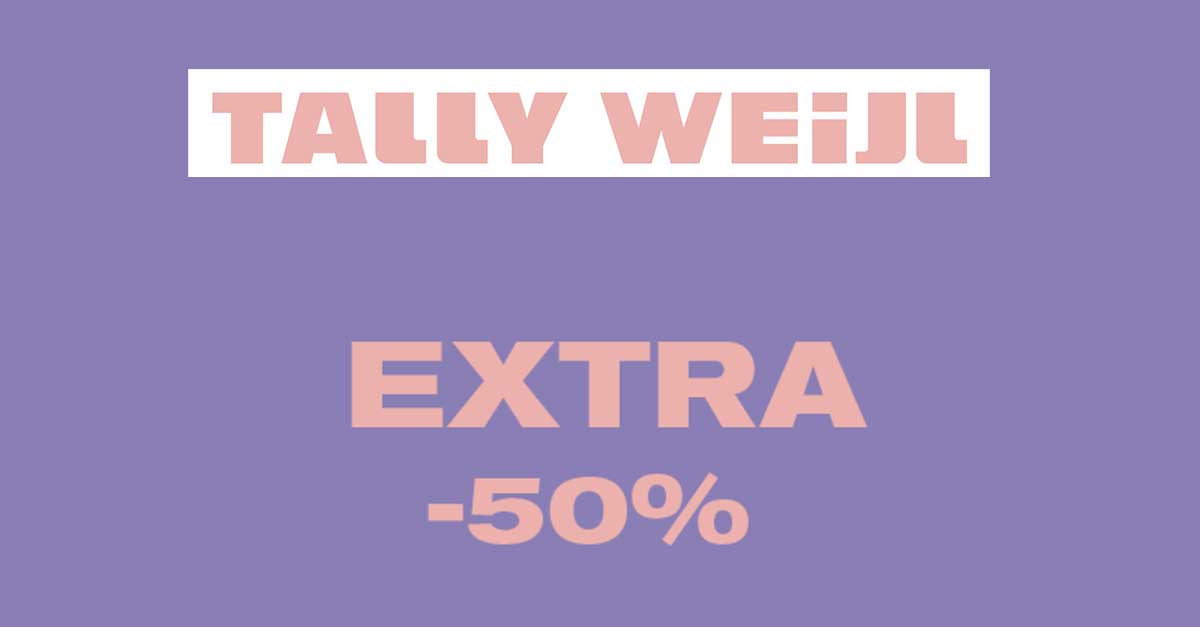 Tally Weijl: extra sconto 50% sui saldi!