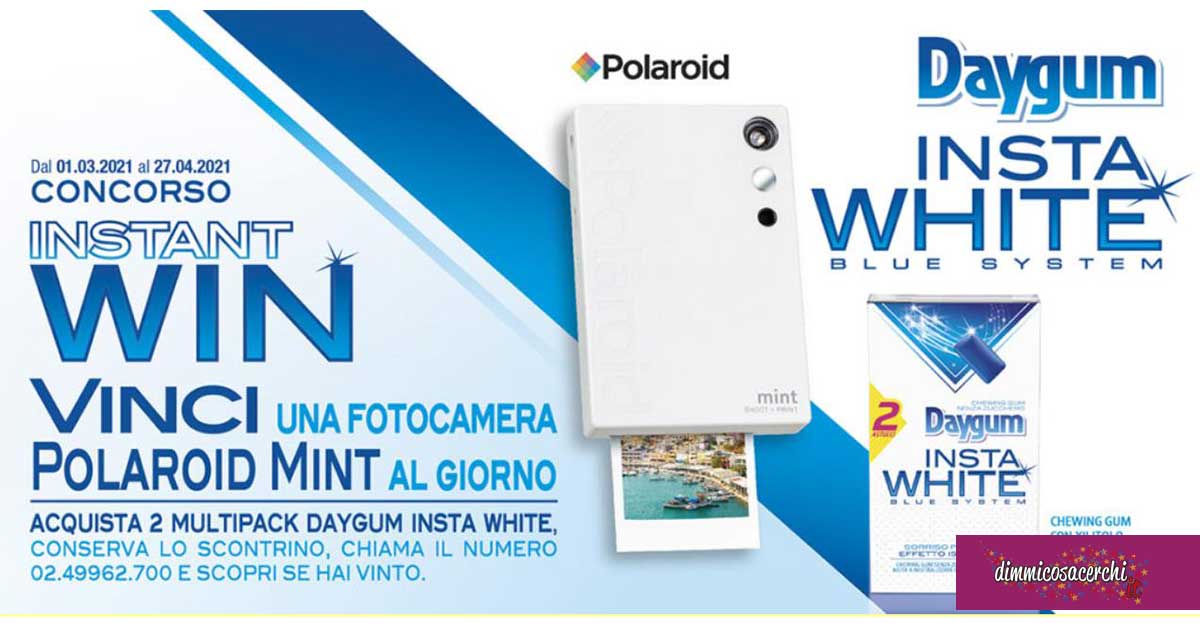 Concorso Daygum "Insta White 2021"