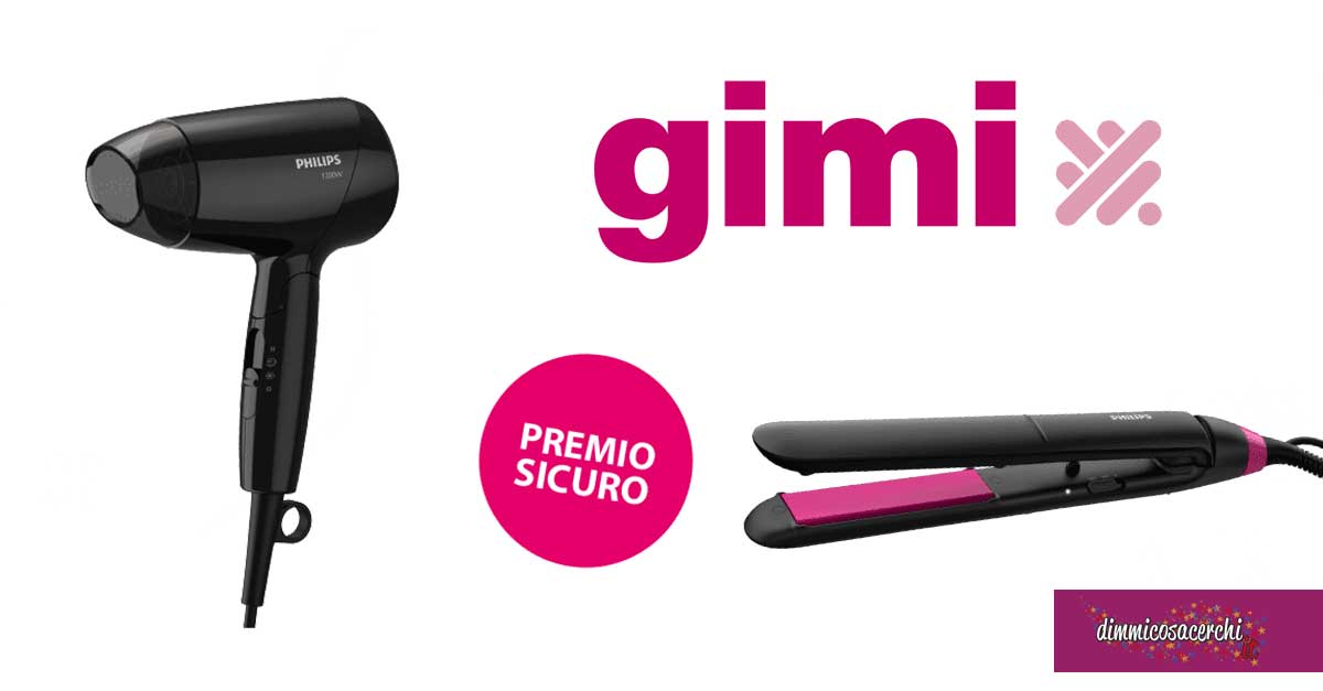 Premio sicuro Gimi: phon o piastra capelli Philips