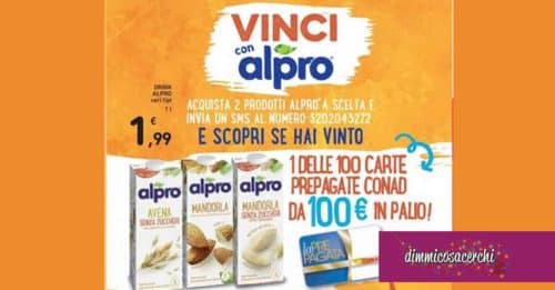 Vinci la spesa con Alpro in Conad Vinci la spesa con Alpro in Conad