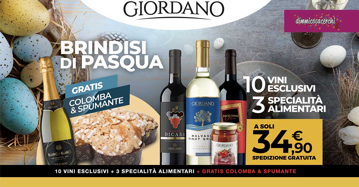 Offerta di Pasqua Giordano Vini