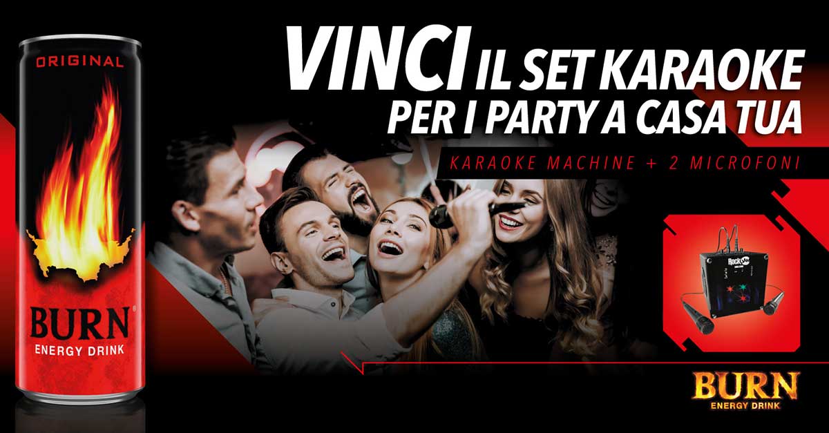 Burn: vinci kit karaoke