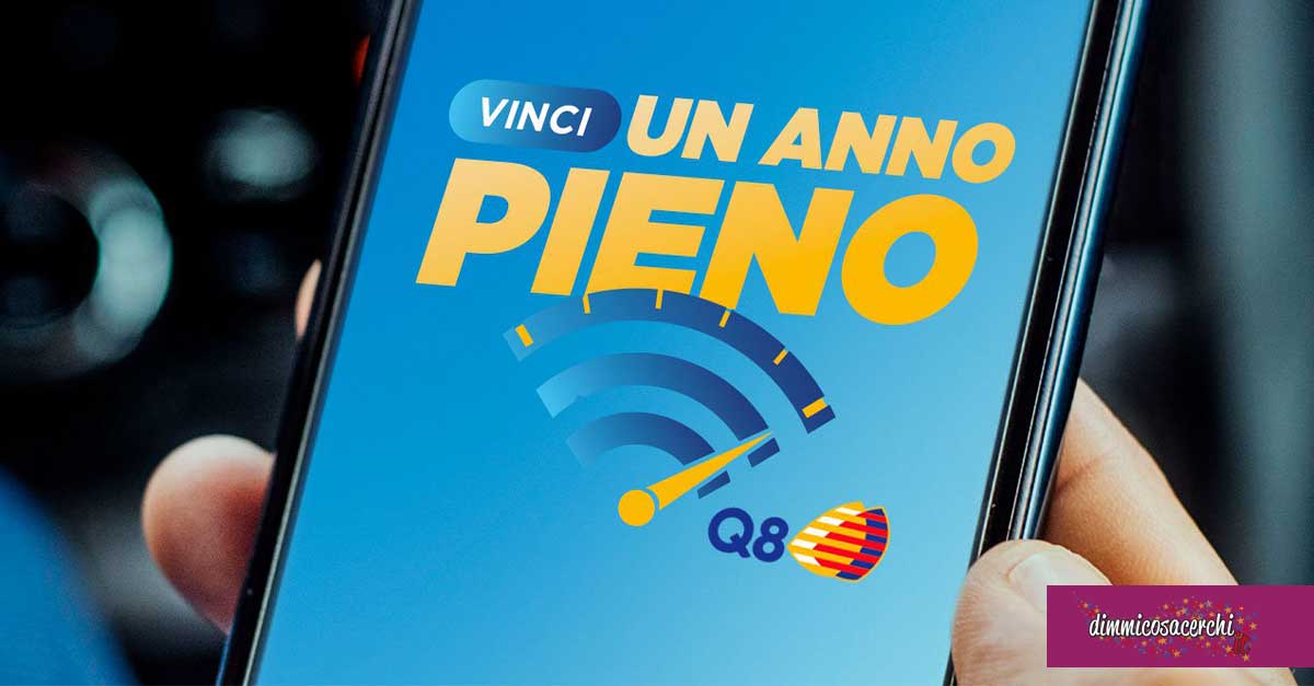 Con Q8 vinci un pieno per un anno