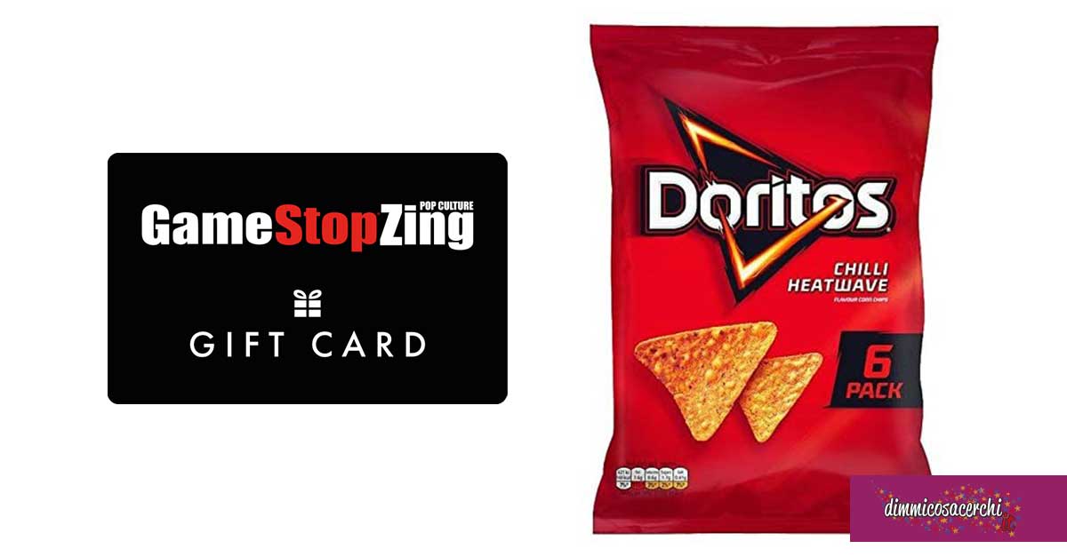 Doritos "Gioca con gusto": vinci gift card Game Stop