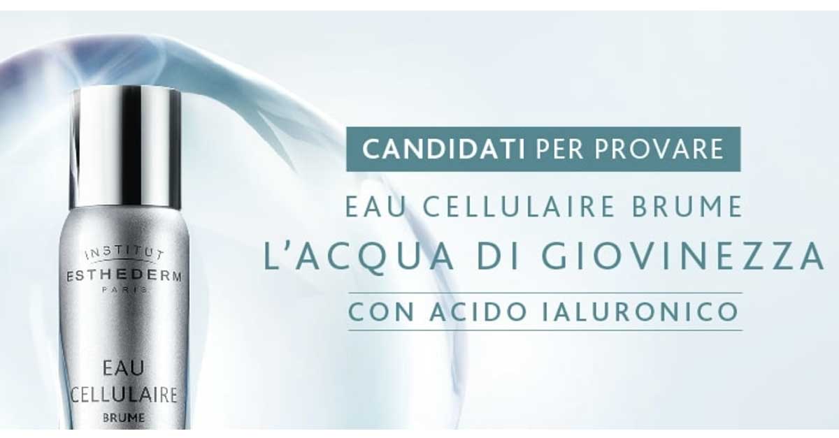 Esthederm acqua di giovinezza