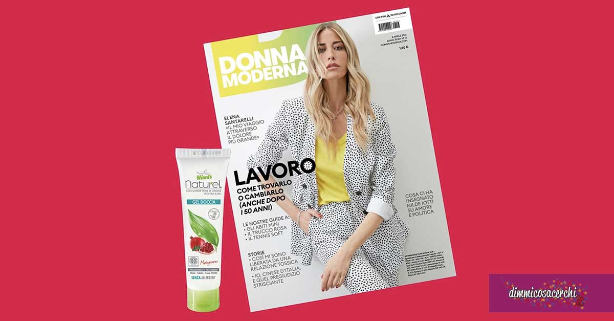 Gel doccia Winni's in edicola con Donna Moderna