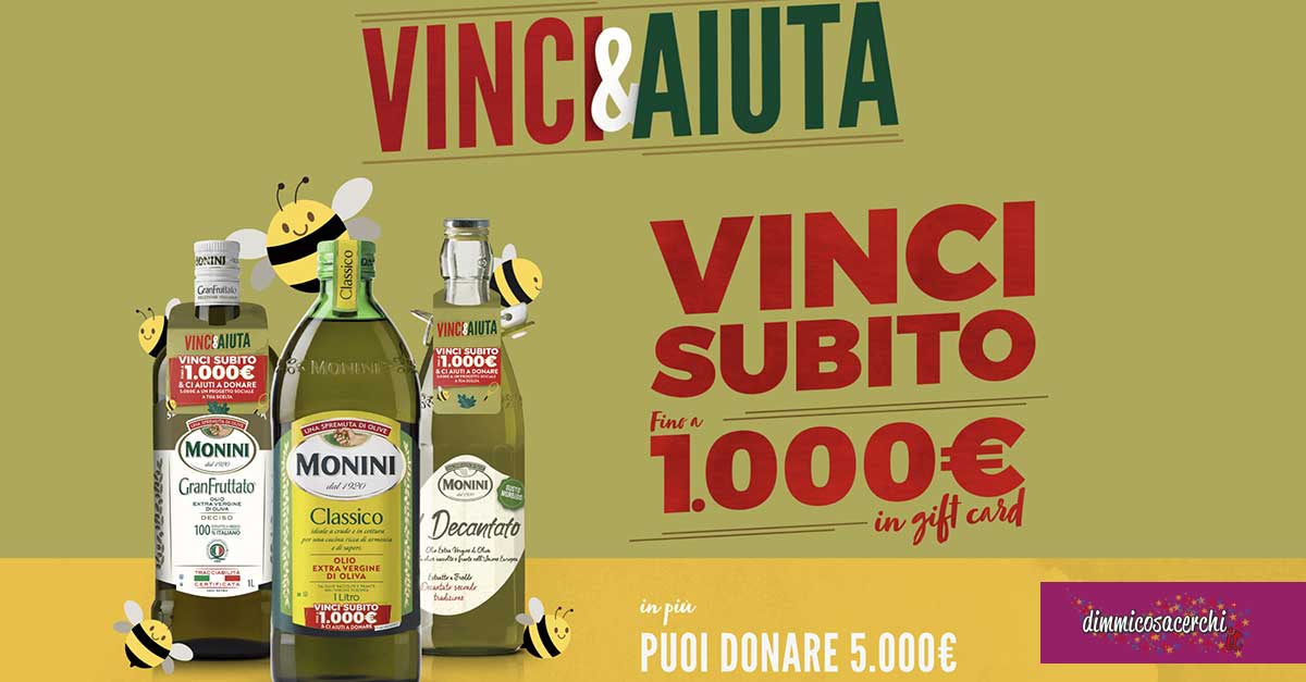 Monini "Vinci e Aiuta