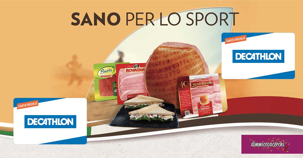 Rovagnati "Sano per lo sport
