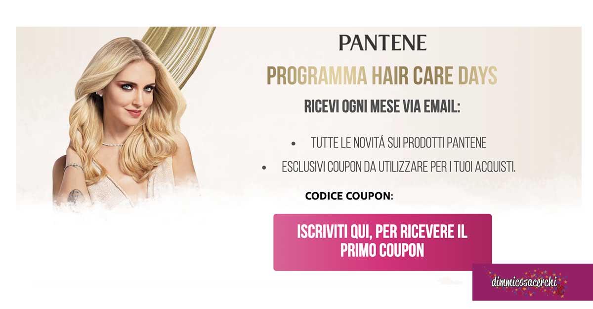 Sconti Pantene su  (coupon + sconto!) - DimmiCosaCerchi