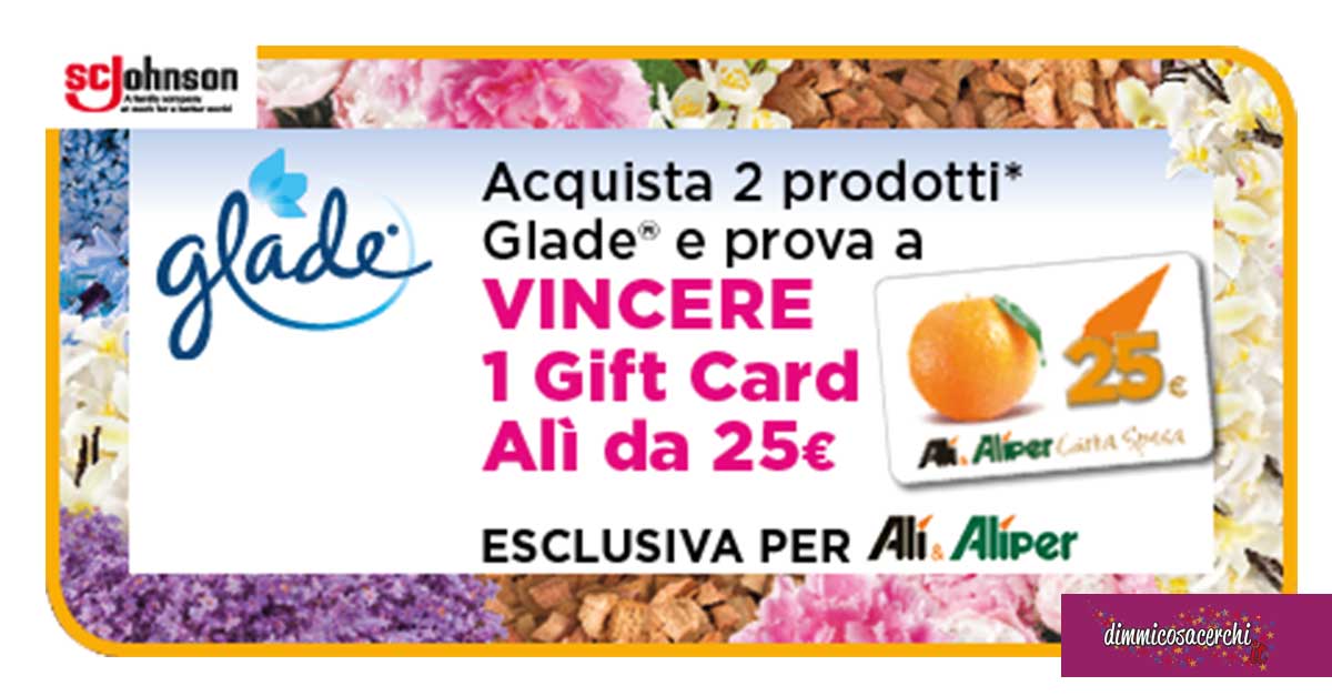 Vinci con Glade un buono spesa