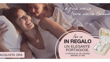 Festa della mamma Stroili: portagioie omaggio