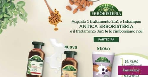 Cashback Antica Erboristeria hair care in Tigotà Cashback Antica Erboristeria hair care in Tigotà