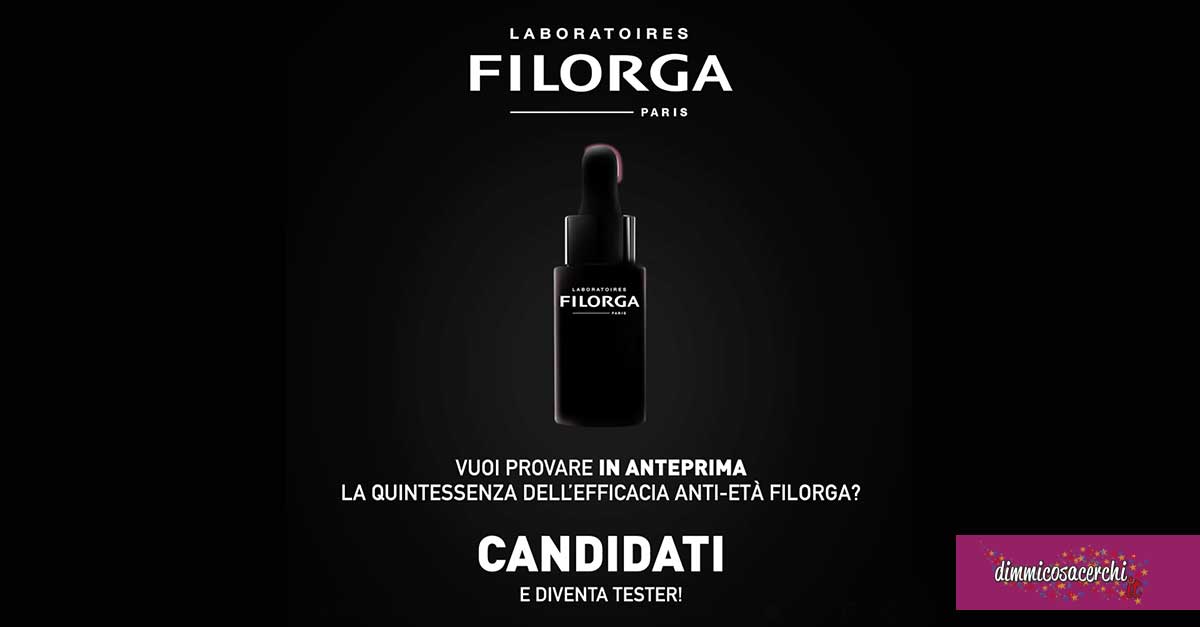 Casting prova in anteprima il concentrato di efficacia Filorga