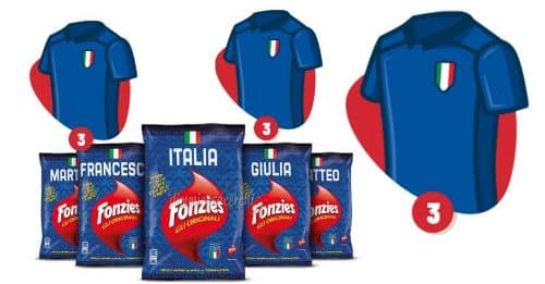 Concorso Fonzies: vinci maglie della nazionale