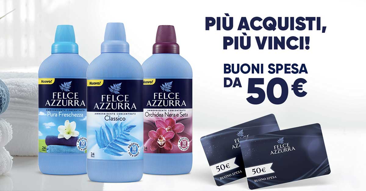 Felce Azzurra "Più acquisti, più vinci"