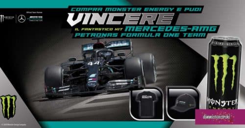 Monster Energy: vinci kit Mercedes-Amg